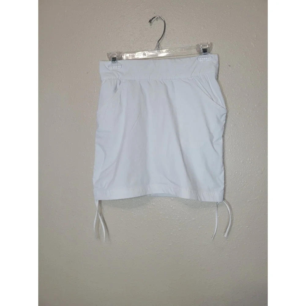 Columbia Women's Marina Bay Ruched All Season Skort Omni-Shade‎ White Sz S